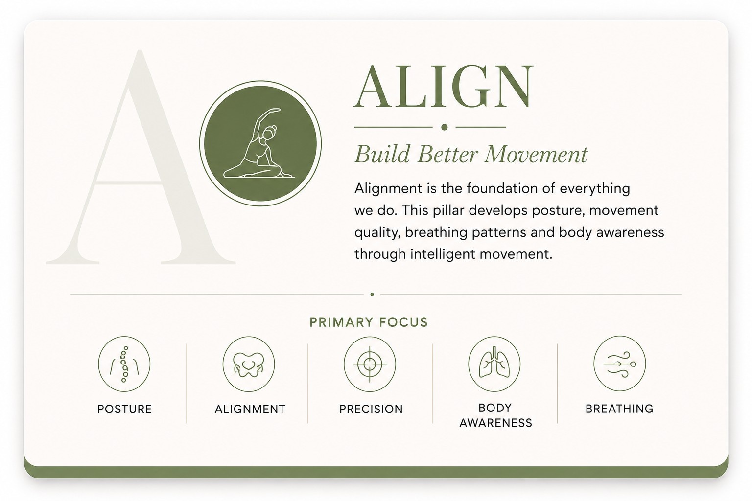 Posture correction exercises and spine alignment framework at Essenzaa Pilates