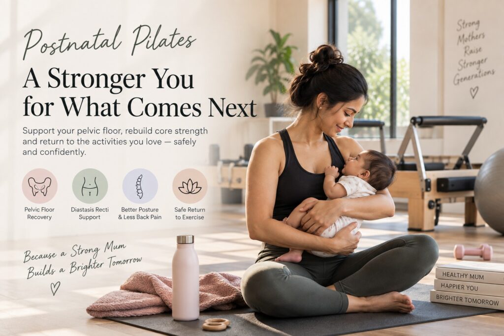 Postnatal Pilates: What Women Should Know About Core, Pelvic Floor & Returning to Exercise